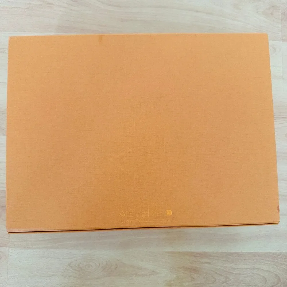 LV Louis Vuitton EMPTY large gift box for purse - orange, L 14